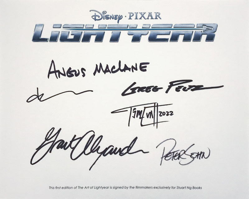 The Art of Lightyear - First Printing Signed by the Director and Five Artists