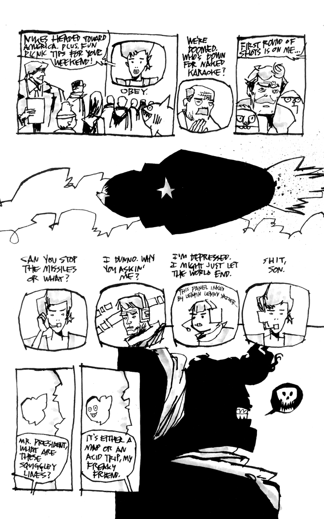 Shitty Dark Knight - Signed with a Drawing