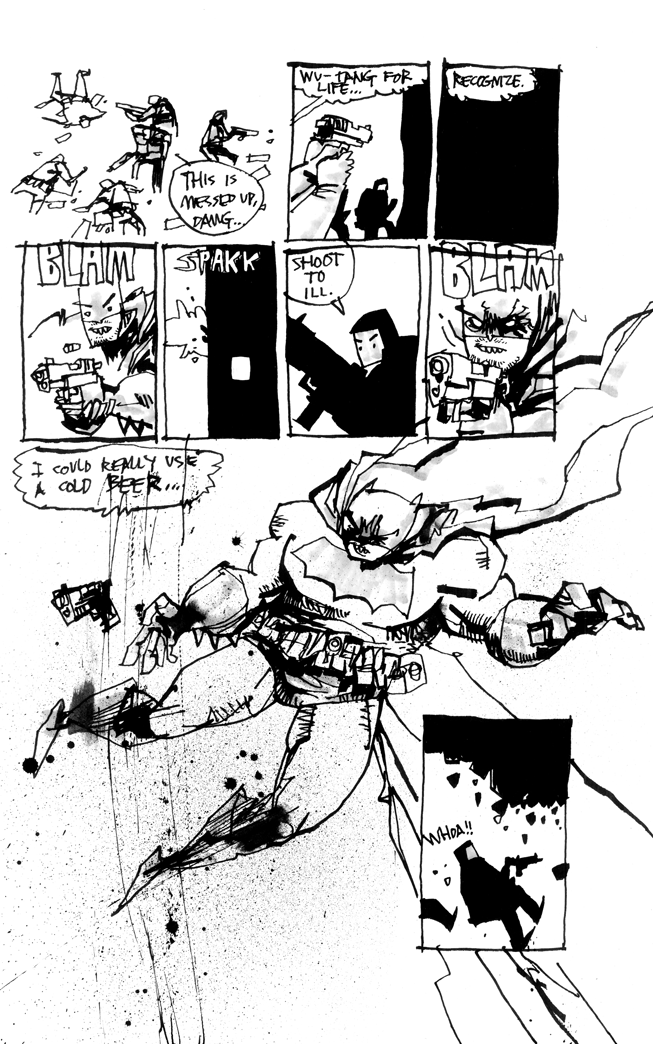 Shitty Dark Knight - Signed with a Drawing