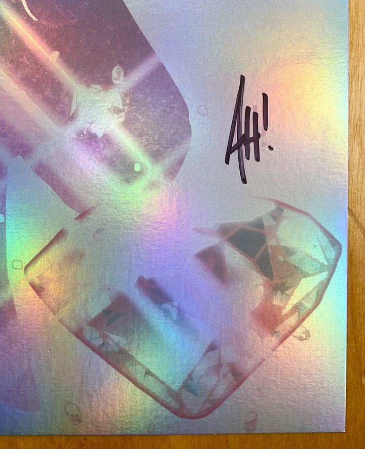 Black Cat - Signed Foil Print