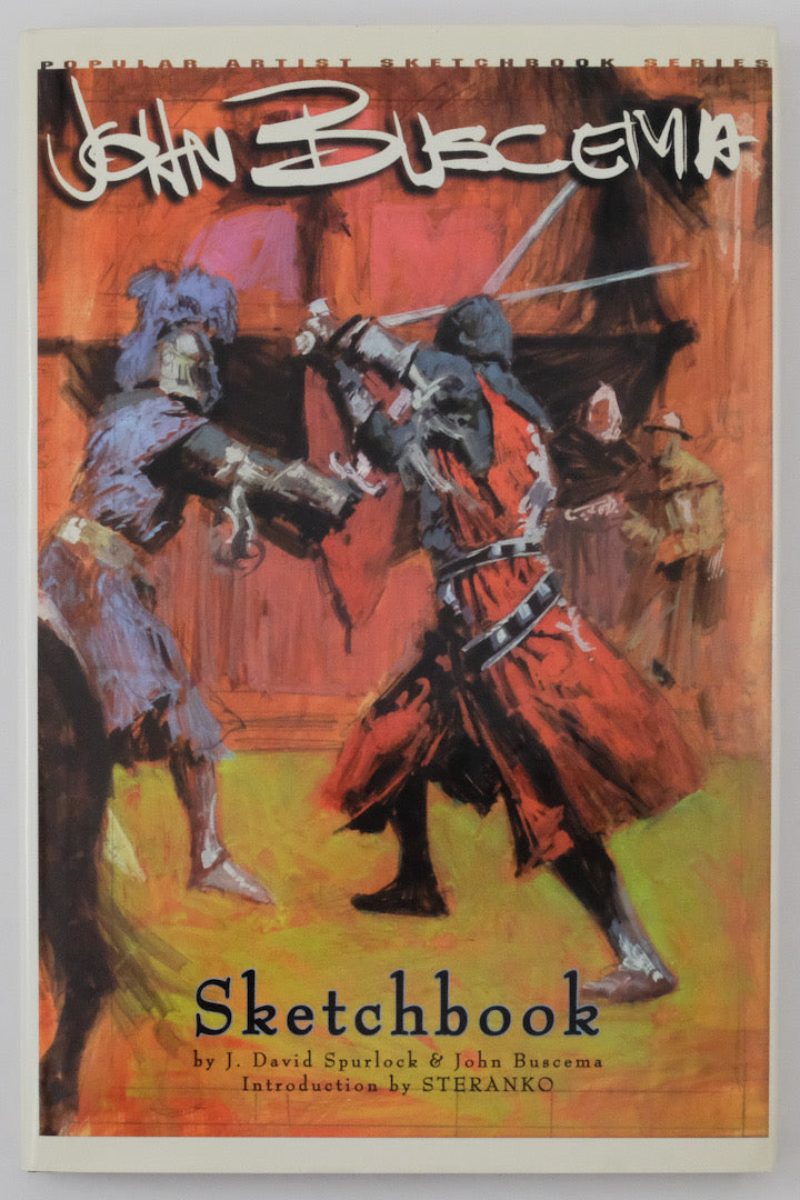 John Buscema Sketchbook - Hardcover First Inscribed by Buscema