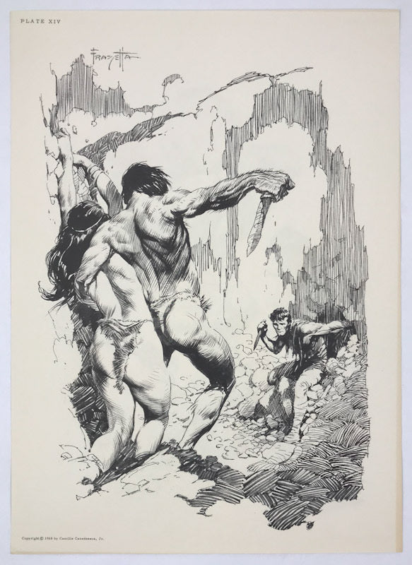 Burroughs Artist Frank Frazetta - 1968 Portfolio