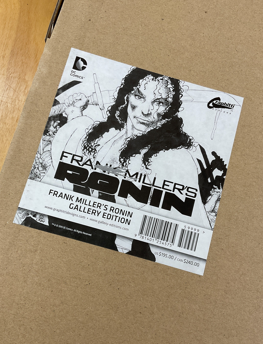 Frank Miller's Ronin Gallery Edition