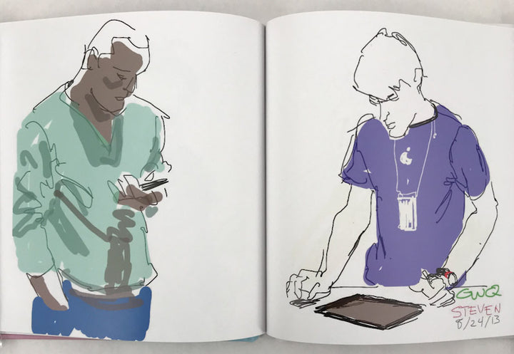 Gregory Weir-Quiton iPad Drawings - Signed