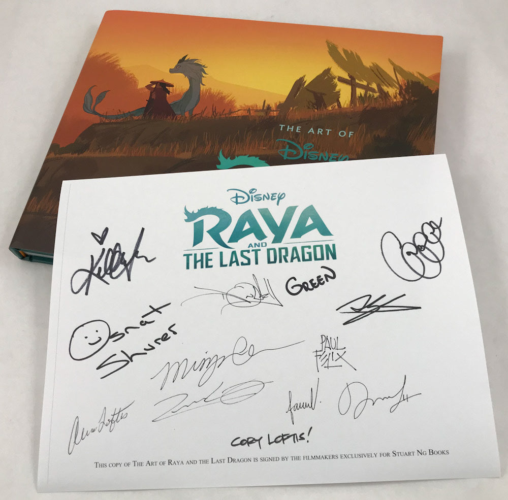 The Art of Raya and the Last Dragon - First Printing Signed by 13 Filmmakers