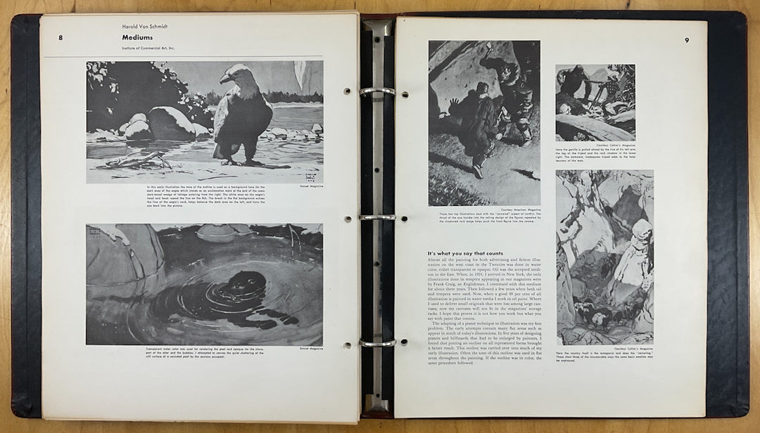 How I Make A Picture by Harold Von Schmidt - Famous Artists Advanced Program - Signed