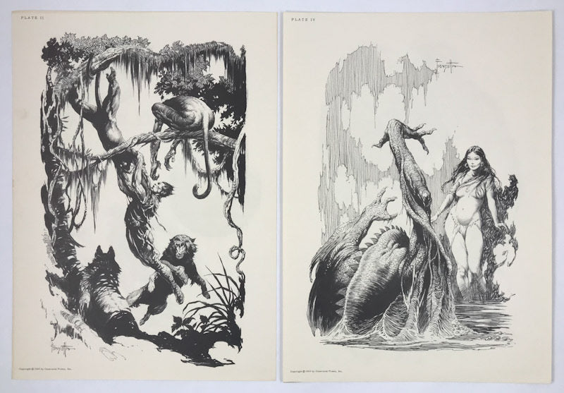 Burroughs Artist Frank Frazetta - 1968 Portfolio