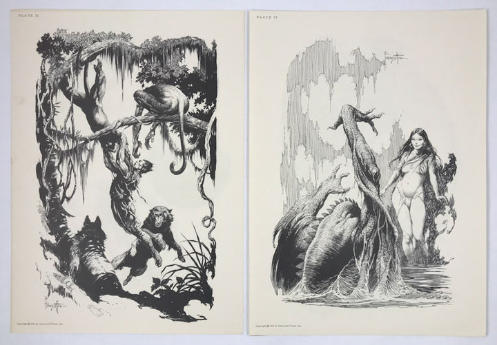 Burroughs Artist Frank Frazetta - 1968 Portfolio