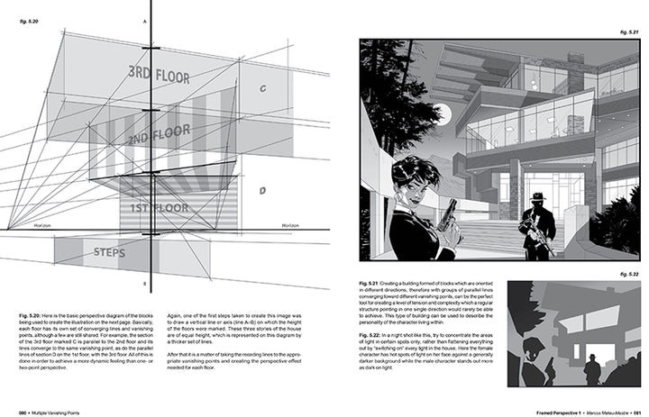Framed Perspective, Vol. 1: Technical Drawing for Visual Storytelling - Signed by the artist