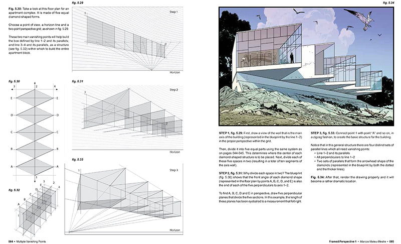 Framed Perspective, Vol. 1: Technical Drawing for Visual Storytelling - Signed by the artist