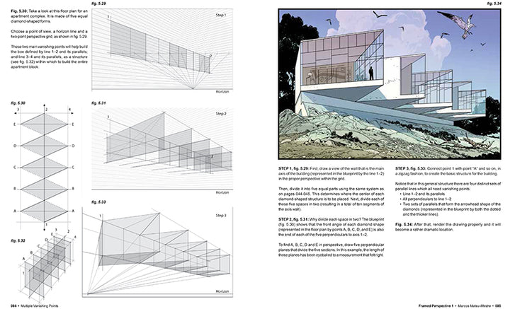 Framed Perspective, Vol. 1: Technical Drawing for Visual Storytelling - Signed by the artist