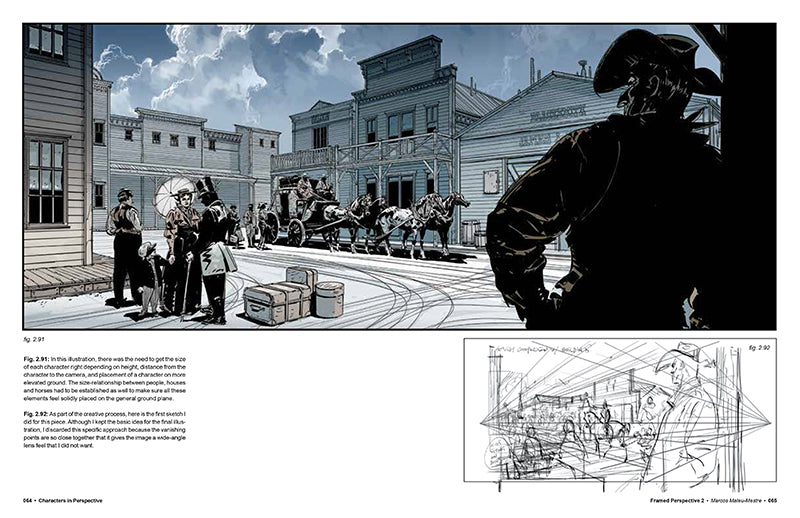 Framed Perspective, Vol. 2: Technical Drawing for Shadows, Volume, and Characters - Signed by the artist