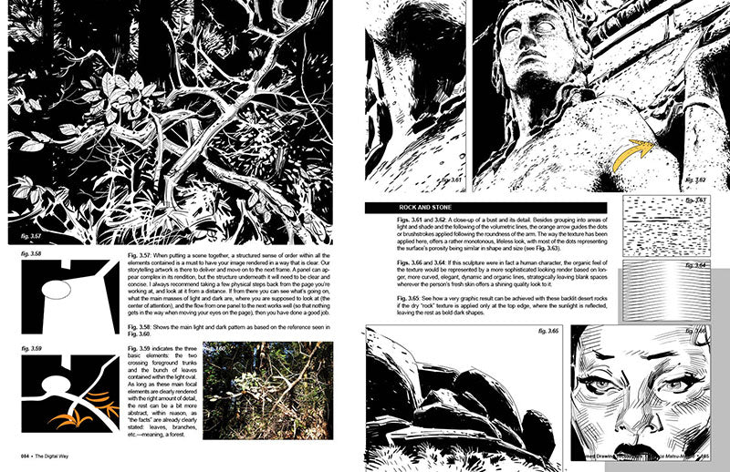 Framed Drawing Techniques - Signed by the artist