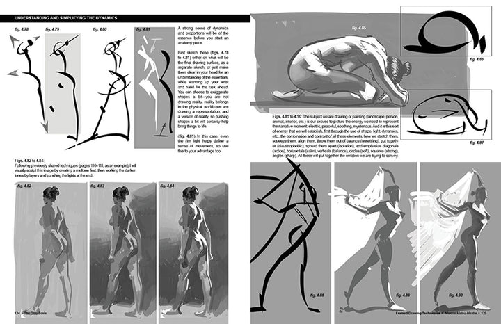 Framed Drawing Techniques - Signed by the artist