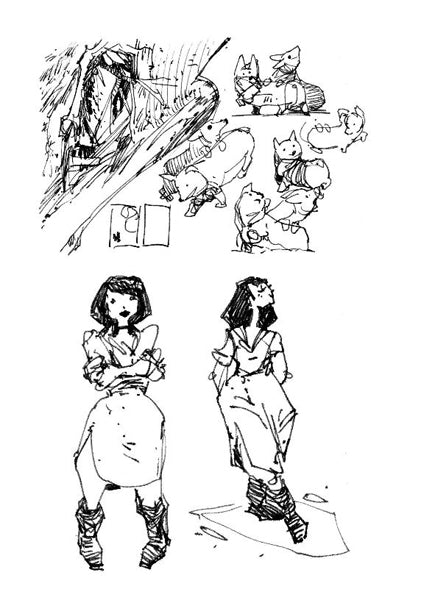 Rawr! Cuatro: Sketches by Katy Hargrove