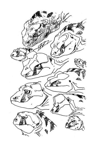 Rawr! Cuatro: Sketches by Katy Hargrove