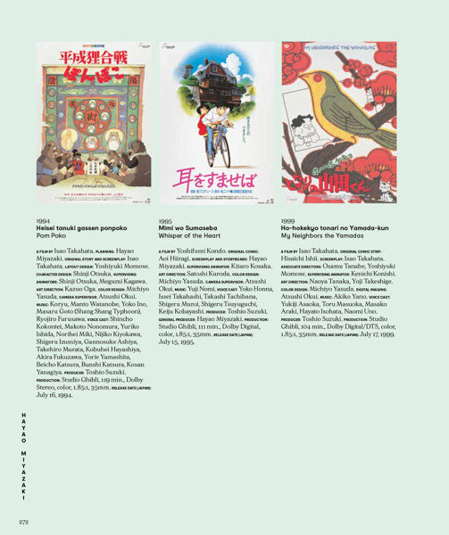 Hayao Miyazaki Catalogue