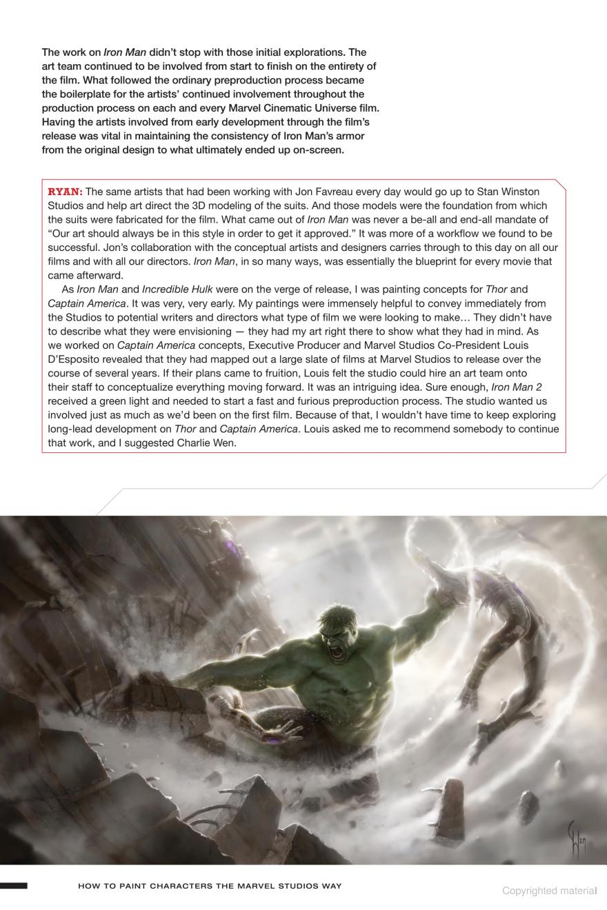 How to Paint Characters the Marvel Studios Way - Signed by Ryan Meinerding