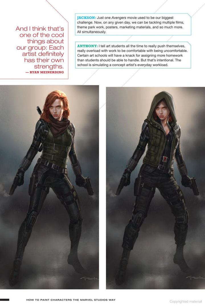 How to Paint Characters the Marvel Studios Way - Signed by Ryan Meinerding