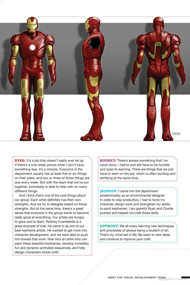 How to Paint Characters the Marvel Studios Way - Signed by Ryan Meinerding