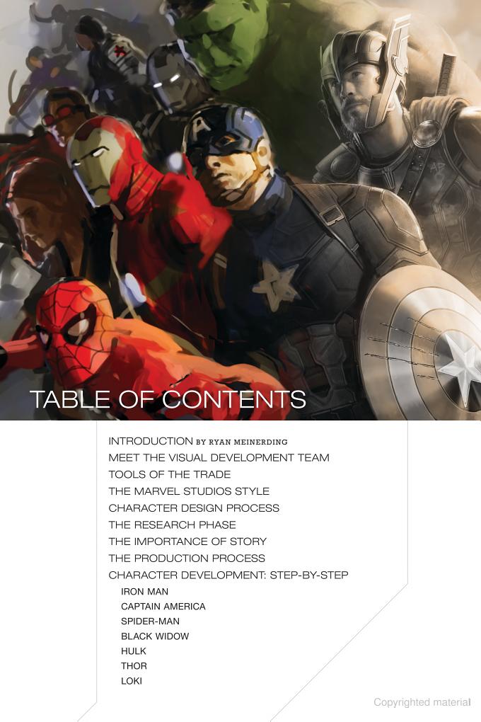 How to Paint Characters the Marvel Studios Way - Signed by Ryan Meinerding