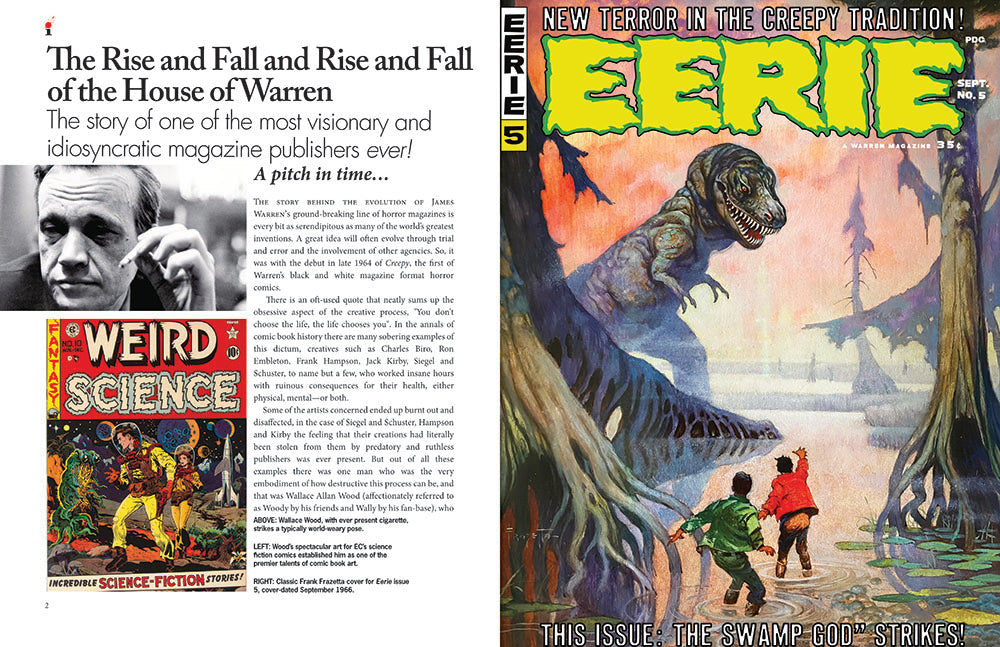 The Illustrated History of Warren Magazines Revised and Expanded Edition - Illustrators Quarterly Special