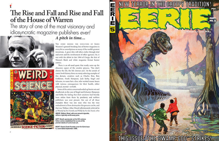 The illustrated History of Warren Magazines Revised and Expanded Edition - Illustrators Quarterly Special  - Hardcover