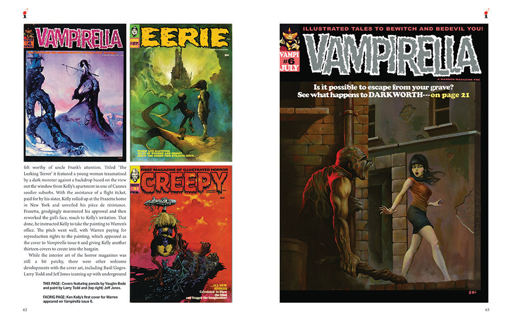 The illustrated History of Warren Magazines Revised and Expanded Edition - Illustrators Quarterly Special  - Hardcover