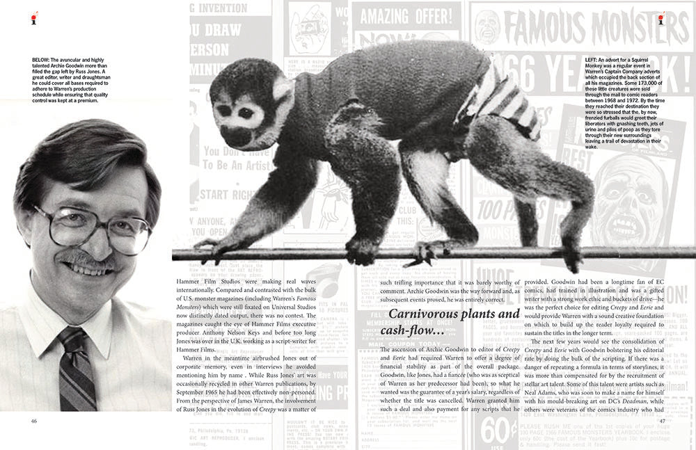 The illustrated History of Warren Magazines Revised and Expanded Edition - Illustrators Quarterly Special  - Hardcover