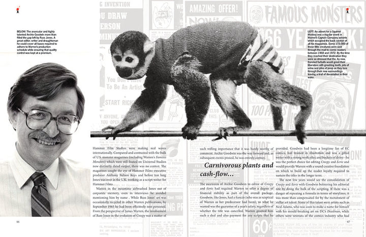 The illustrated History of Warren Magazines Revised and Expanded Edition - Illustrators Quarterly Special  - Hardcover