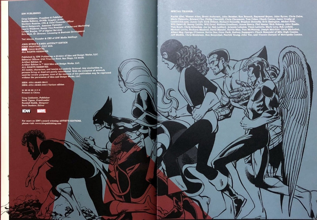 John Byrne's X-Men Artist's Edition