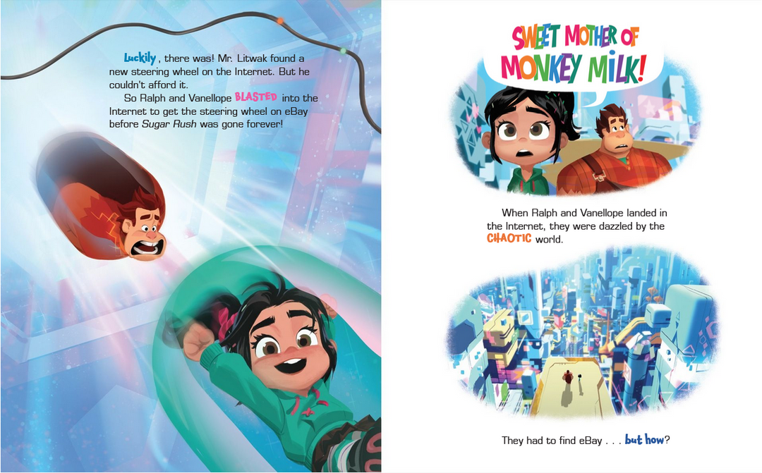 Ralph Breaks the Internet: Wreck-It Ralph 2 - A Little Golden Book - Mint First Printing