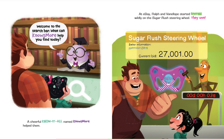 Ralph Breaks the Internet: Wreck-It Ralph 2 - A Little Golden Book - Mint First Printing