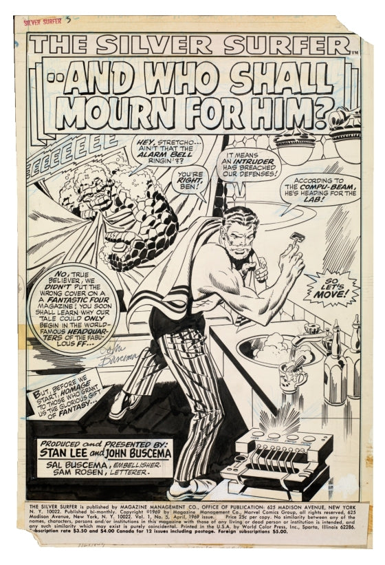 John Buscema's Silver Surfer Artisan Edition