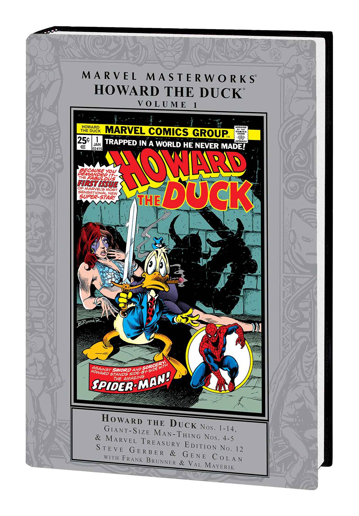 洋書 Marvel Masterworks Howard the Duck 1 & 2 STL165776.jpg?v=1727552226