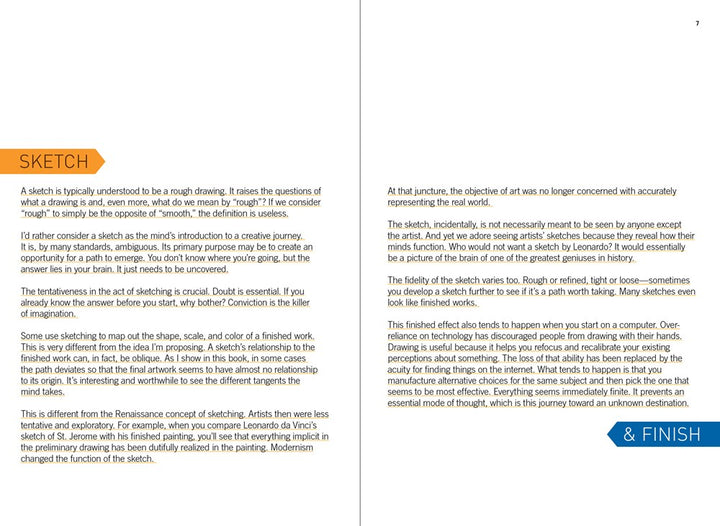 Sketch and Finish: The Journey from Here to There