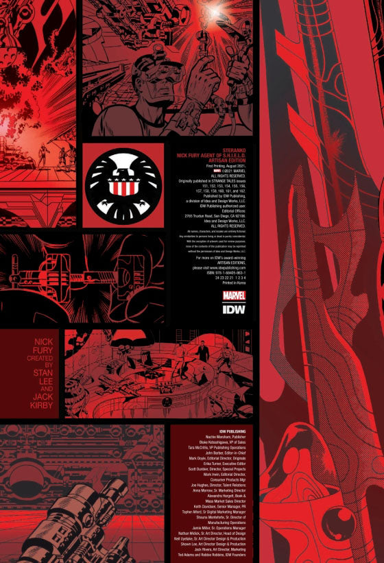 Steranko Nick Fury Agent of S.H.I.E.L.D. Artisan Edition