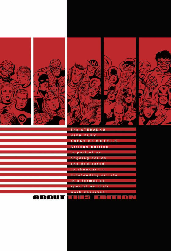 Steranko Nick Fury Agent of S.H.I.E.L.D. Artisan Edition