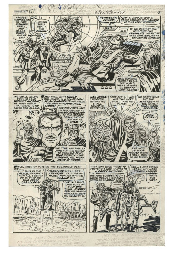 Steranko Nick Fury Agent of S.H.I.E.L.D. Artisan Edition