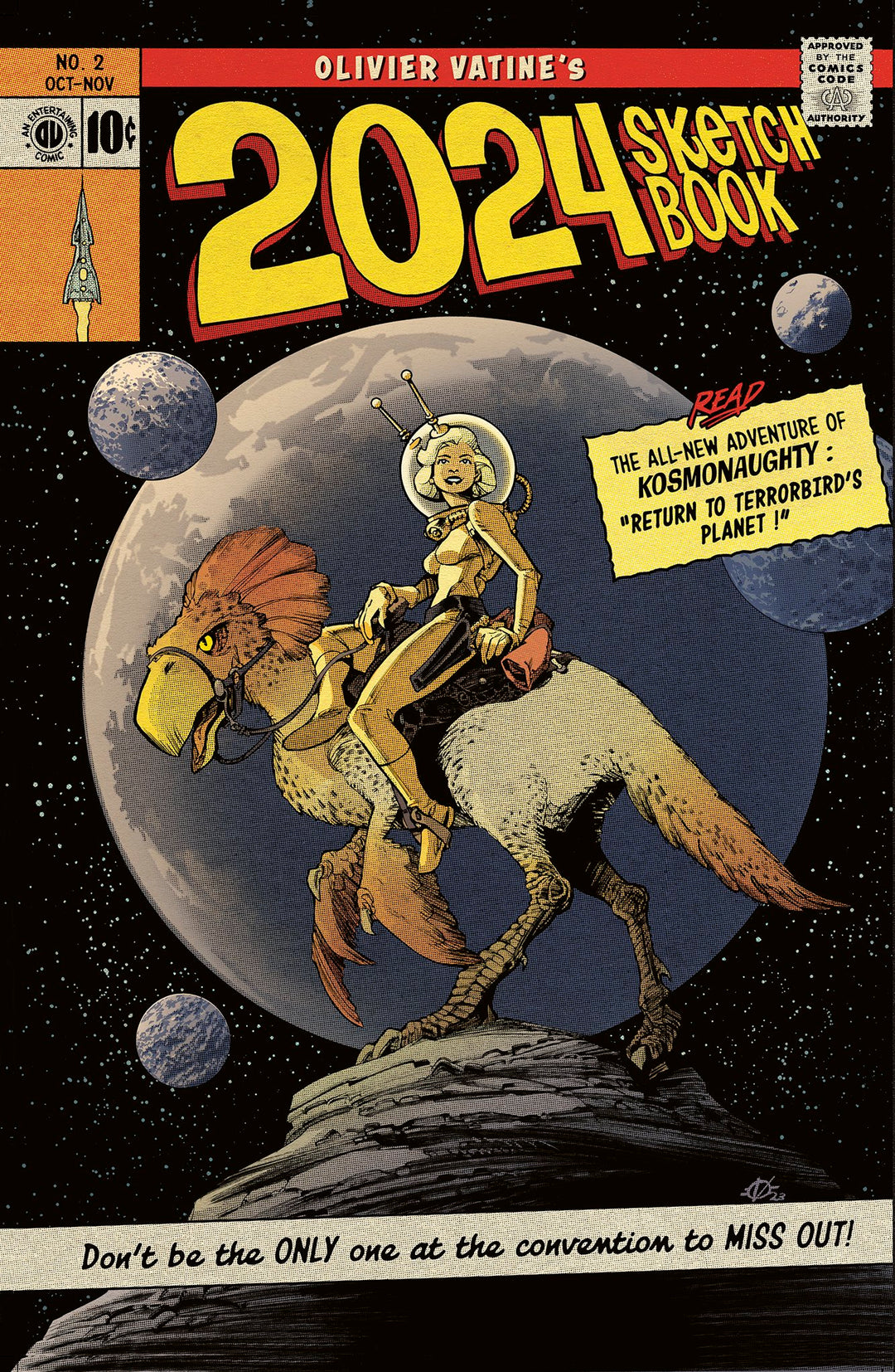 Olivier Vatine's 2024 Sketchbook - Signed