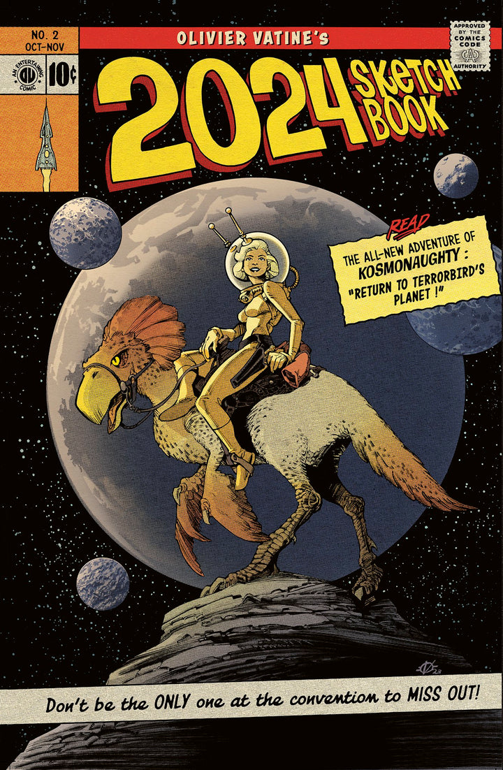 Olivier Vatine's 2024 Sketchbook - Signed