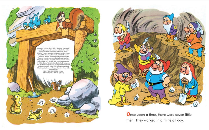 Seven Dwarfs Find a House Little Golden Book