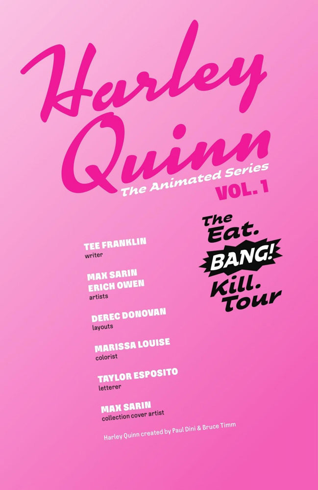 Harley Quinn: The Animated Series Vol. 1: The Eat. Bang! Kill Tour