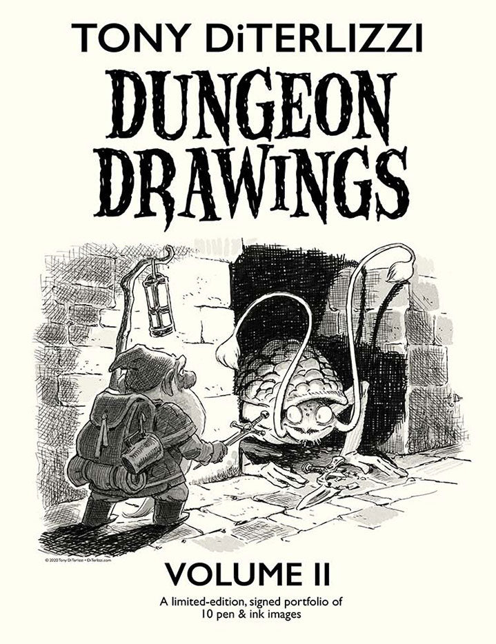 Dungeon Drawings Vol. II - Signed & Numbered Portfolio