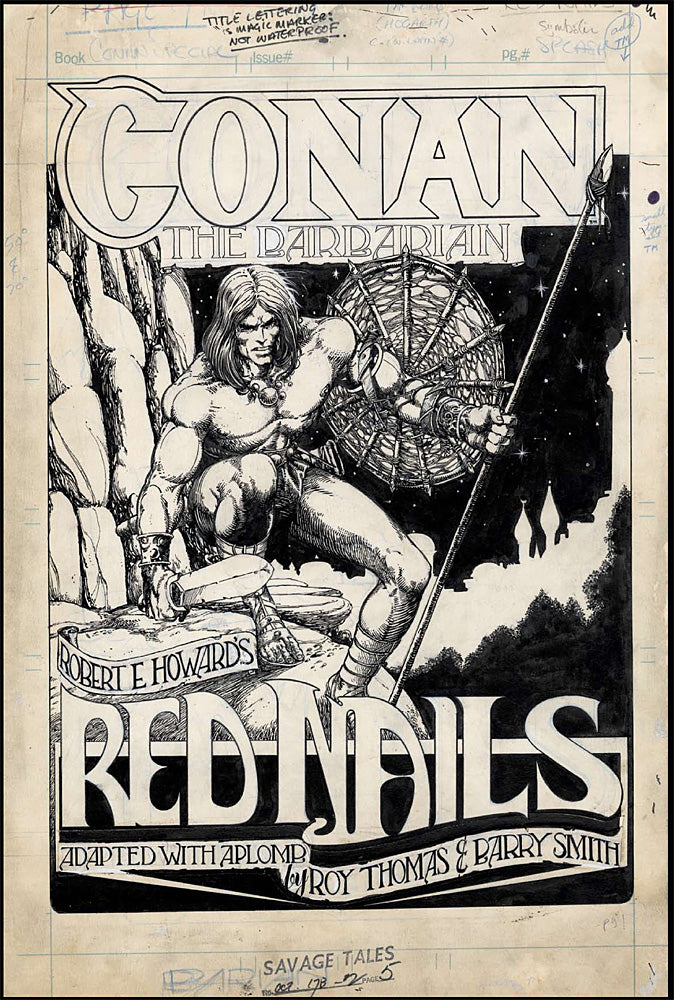 Conan: Red Nails Original Art Archives