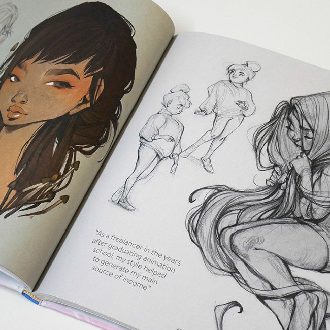 The Sketchbook of Loish: Art in Progress - with a Signed Bookplate