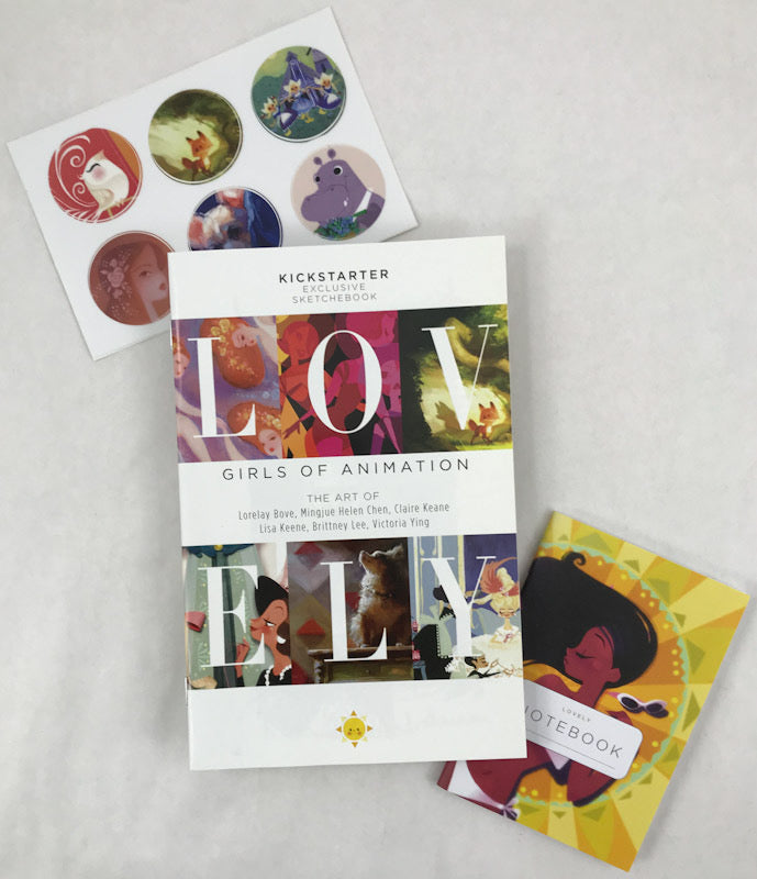 Lovely: Ladies of Animation Kickstarter Sketchbook and Exclusives