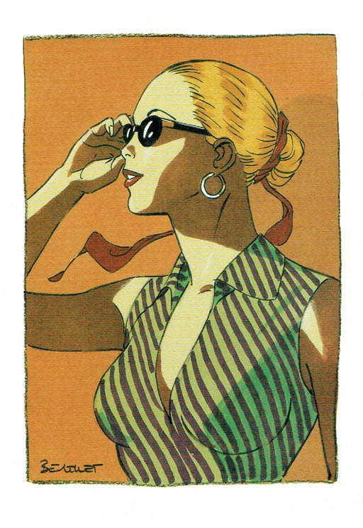 Berthet Pinup Postcard #11