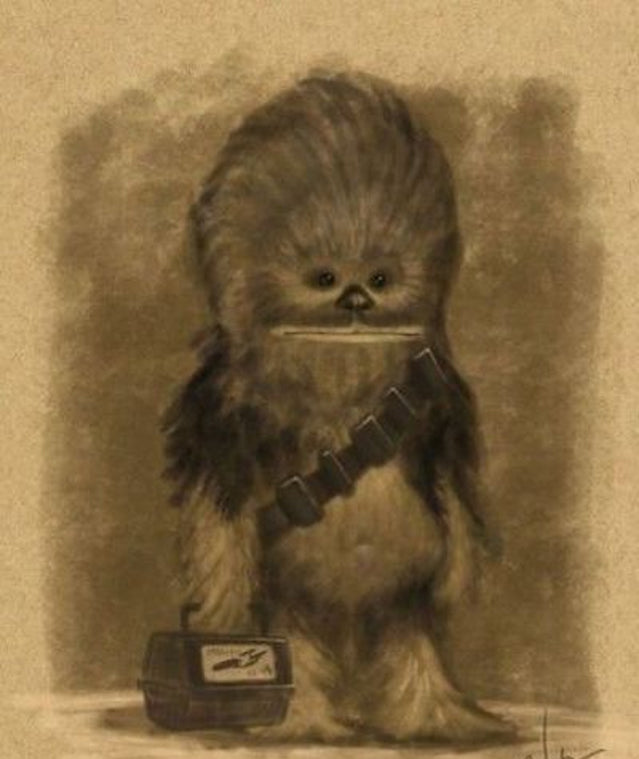 How Cute Is Chewie? Print