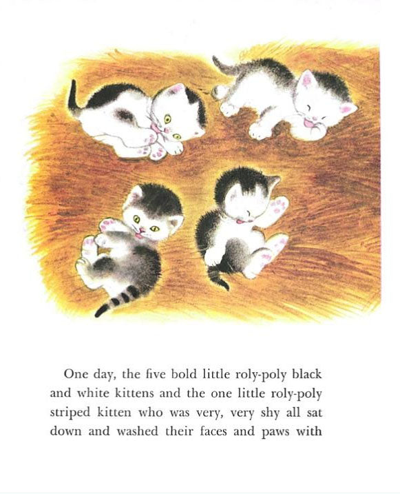 The Shy Little Kitten: A Little Golden Book